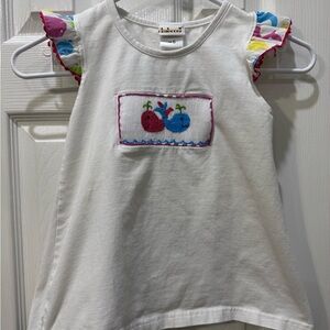 Colorful Kids Tank Top with Whale Design